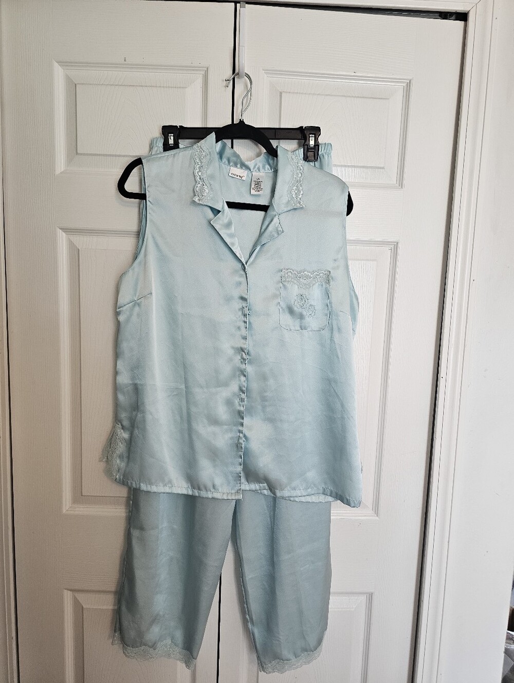 Enchanting Silky Feel 2pc Pajama Set Sz Large